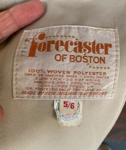 Forecaster of Boston Trench Coat 5/6 Lined Overcoat Parka Jacket Tie Belt Pocket - Picture 1 of 9