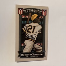 Roberto Clemente 2010 ANGEL COLON PUERTO RICO "BY THE NUMBERS" OVERSIZED PROMO