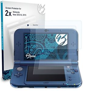 Bruni 2x Schermfolie voor Nintendo New 3DS XL 2015 Screen Protector