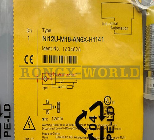 Sensore Di Prossimità TURCK NI12U EM18 AN6X H1141 Nuovo Sensore Di