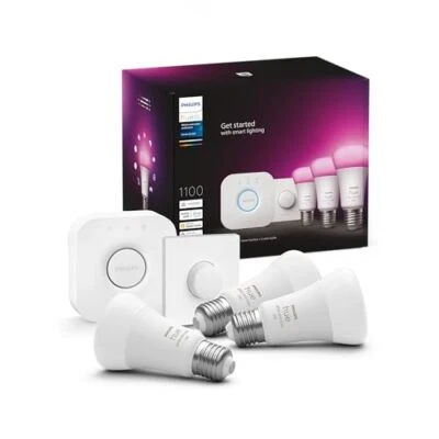 White and Colour Ambiance Smart Light Bulb Starter Kit, 75W - 1100 - Image 1 of 4