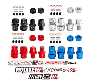 Rueda de aleación de 17 mm hexagonal + 10 mm ARA311035 PARA ARRMA 1/7 MOJAVE FALONY 1/8 KRATON 6S - Imagen 1 de 10