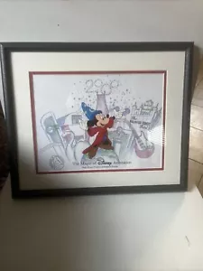 The Magic Of Disney Animation 2000 Mickey Mouse Framed. - Picture 1 of 3
