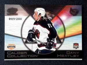DANY HEATLEY 2002 PACIFIC CALDER COLLECTION ALL-STAR FANTASY #0419/2000    32430