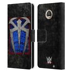 OFFICIAL WWE ROMAN REIGNS LEATHER BOOK WALLET CASE FOR MOTOROLA PHONES