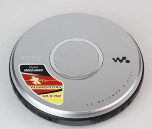 Vintage Sony CD Walkman D-EJ011 CD Player Silver MEGA BASS!! G-protection TESTED - Picture 1 of 17