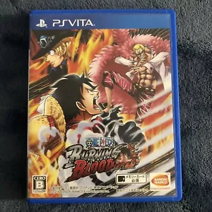 One Piece Burning Blood PS Vita PSV Japanese ver CIB Complete & Tested - Picture 1 of 8