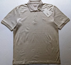 BRIONI MENS ECRU POLO T-SHIRT SIZE L - Imagen 1 de 7
