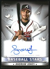 2022 Topps Baseball Stars Autographs Black #BSAAJ Andruw Jones /199