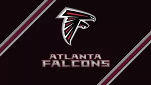 Atlanta Falcons (Stripes) LOGO POSTER 24 X 36 INCH Sweet! - Picture 1 of 2