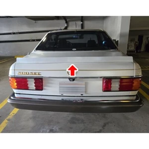 Unpainted Fits Mercedes Benz C126 S-CLASS Coupe LRS Rear Trunk Lip Spoiler 81-91 - Picture 1 of 11