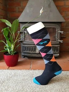 THERMAL EQUESTRIAN SOCKS WINTER LADIES WINTER HORSE RIDING BOOTS SOCKS FOR GIRLS - Picture 1 of 9