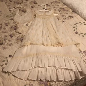 NEW Romantique BeBe Christening Gown 3/6 months Ivory NWT - Picture 1 of 10