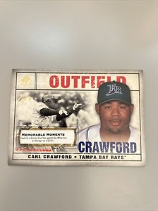 2008 UD SP Legendary Cuts Carl Crawford 1/1 Memorable Moments Devil Rays