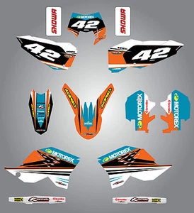 Custom Graphics for KTM EXC 2008 - 2011 STRIKE STYLE full sticker kit - Imagen 1 de 1