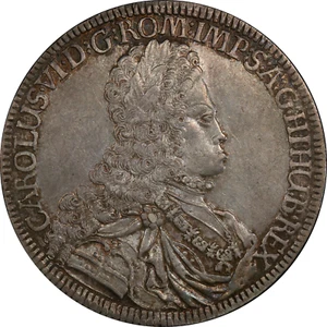 1716 Österreich "Karl VI" Silbertaler D-1051 - PCGS AU Details - Tough Coin! - Bild 1 von 7