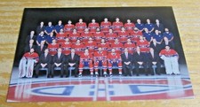 Team Photo Montreal Canadiens Team Issue 3.5"X5.5" Photo Card NHL Hockey
