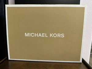 NEW Michael Kors Beige/White Gift Box Empty w Tissue 12"X8.75"X4.25” - Picture 1 of 10