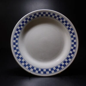 Plate Flat Ceramic Porcelain Design Oxford Brazil Vintage Art Deco N8012 - Imagen 1 de 12