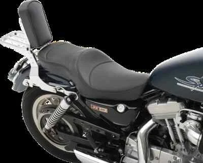 Assento liso balde duplo perfil baixo DS para Harley Sportster 883 86-03 - Imagem 1 de 4