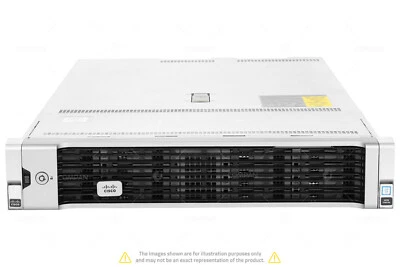 CISCO UCSC C240 M4S2 16SFF 2x Xeon E5-2620 V4 128GB RAM 2x 300GB 12G SAS HDD - Image 1 of 4