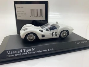 Minichamps Maserati Tipo 61 Nassau Trophy 1960 Jim Hall 400 601266 1/43 - Foto 1 di 1