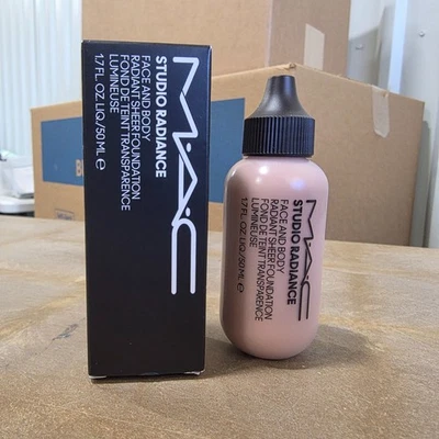 Mac Studio Radiance Face And Body Radiant Sheer Foundation - W2 - 1.7 oz - BNIB - Image 1 of 2