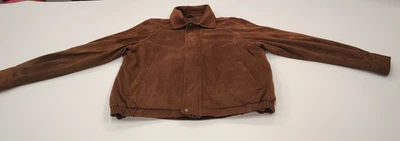 Vintage CLAIBORNE Men's Size XL Suede Blazer Jacket - Dark Brouwn - Image 1 of 4
