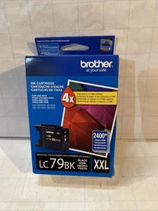 Genuine Brother LC79BK XXL Black Super High Yield Ink Cartridge Sealed Exp 09/14 - Picture 1 of 6