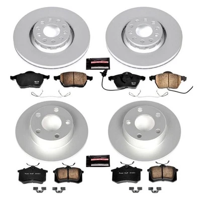 PowerStop CRK4197 Brake Kit For Audi A6 Quattro 1999-2004 Front Rear Foto 1 de 4