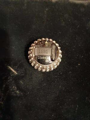Used IBM  Ball Type Element  for Selectric 111 typewriter Courier 96 #10 pitch - Image 1 of 4