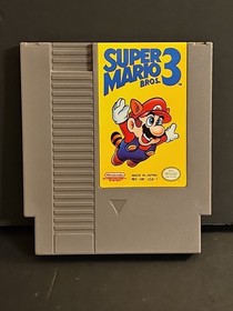 Super Mario Bros 3 Nintendo NES Cartridge with Manual 