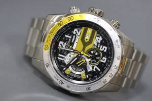 Invicta Flieger Chronograph Quarz schwarzes Zifferblatt Herrenuhr 36674 - Batterie benötigen - Bild 1 von 5