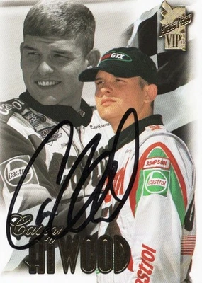 1999 -  Press Pass  VIP Signed NASCAR  Trading Card - Casey Atwood - Image 1 of 2