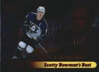1998-99 Bowman's Best #SB9 Paul Kariya Scotty Bowman's Best - Image 1 of 2
