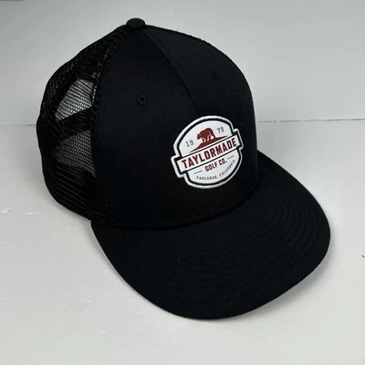 Gorra TaylorMade Golf Co Carlsbad California Red Bear Snapback Trucker Foto 1 de 4