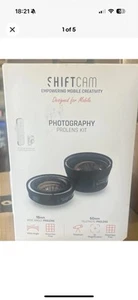 ShiftCam Photography Lens Kit 18mm/60mm Pro with Universal Mount - Photo 1 sur 8