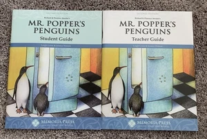 Memoria Press Literature Guide Mr. Popper’s Penguins 3rd Grade homeschool book - Picture 1 of 3