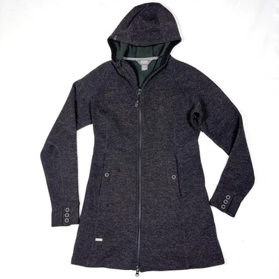 Sudadera con Capucha Larga Outdoor Research Salida Gris Tejida Mezcla de Lana Forrada en Vellón Para Mujer Med Foto 1 de 4