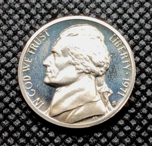 1971-S ** UNC Proof Cameo ** Jefferson Nickel - Picture 1 of 2