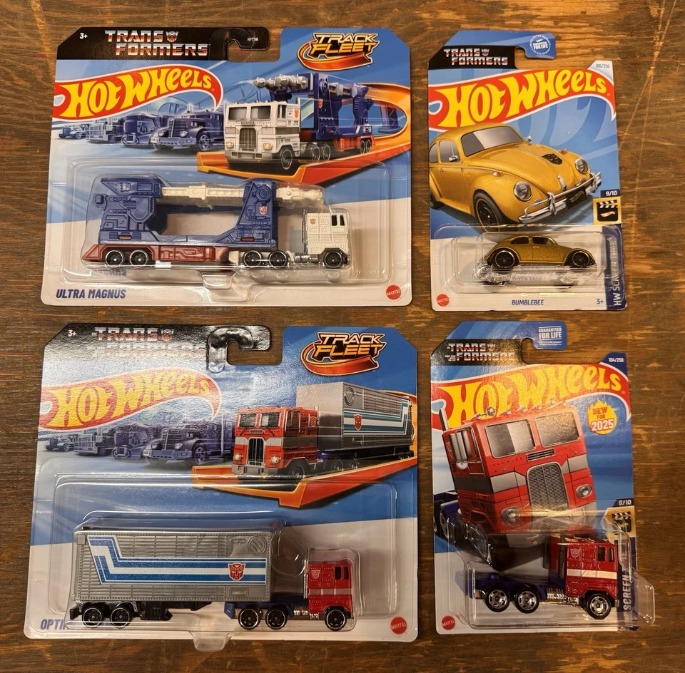 Hot Wheels Transformer Set Optimus Prime, Ultra Magnus, Bumble Bee 🔥* HTF - Image 1 of 1