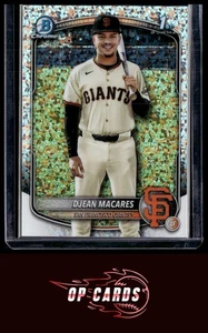 Mini refractor de diamante Djean Macares 2025 Bowman cromo #BCP-237, envío gratuito - Imagen 1 de 2