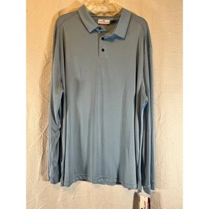 Camisa Polo Grand Slam XXL Manga Larga Azul Allure Performance Golf 56 Pecho - Imagen 1 de 8