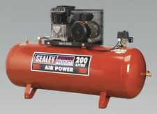 Sealey SAC1203B 200L 3 HP Stationary Compressor with Cast Cylinders - Red
