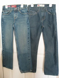 Lot of 2 boys youth size 12 Arizona Jeans & Levi's 514 Slim Straight W26xL26 - Picture 1 of 14