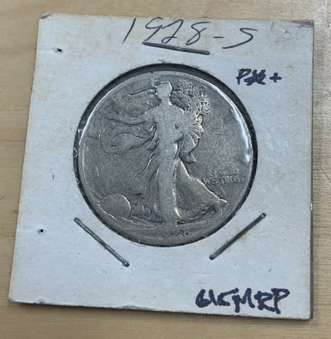 1928-S WALKING LIBERTY HALF VG Cover