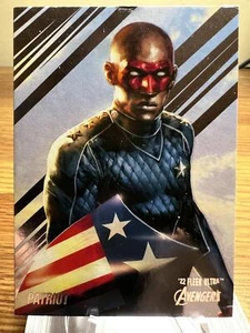 Fleer Ultra Marvel Avengers #51 Patriot 2022 - Foto 1 di 2