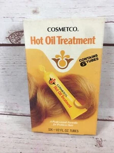 NOS Cosmetco Hair Care Hot Oil Treatment Formula Styling USA Vintage Prop - Picture 1 of 12