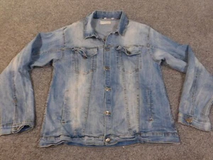 Evolution in Designs Jacket Large Mens Y2K vintage denim button retro classic - Picture 1 of 10