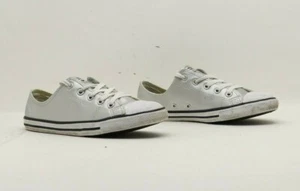 Converse All Star Dainty Argento Basse Usate EUR 38 UK 5 US 7 (Cod.SS3145) Donna - Foto 1 di 10